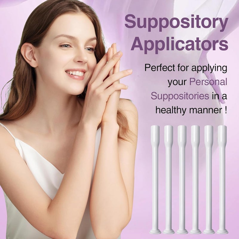 Dizzily 30 Pack Disposable Vaginal Suppository Applicators for Women, Individually Wrapped, Hygienic - Fits Most Boric Acid Suppositories, Pills, Tablet, Size 00 Cap-sules and Feminine Care Applicator - Image 4